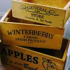 Vintage Storage Storage Wood Box Vintage Style Wooden Storage Crate Champagne Box Clothing Box