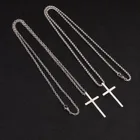 Jewelry Classic Religious Christian Stainless Steel Pendant Jewelry Hip Pop Jesus Cross Necklace For Men