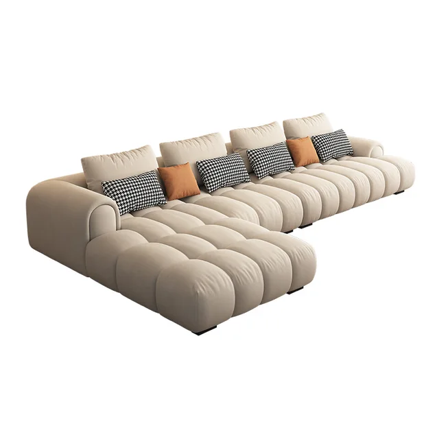 Modern Luxury Velvet Fabric Reconnector Couch Mario Bellini Modular Furniture Sofa Living Room Sofa Set L Shape Sofa