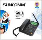 Phone Dual Sim Card Wireless Desktop Phone With Dual Sim Card Slot FM Mp3 SUNCOMM G618 Home Cordless Telephones