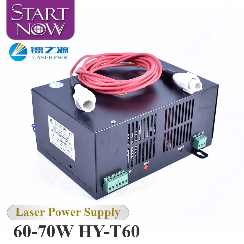 CNC 60W Laser Tube Power Supply 220V for Engraving Cutting Carving Machine 