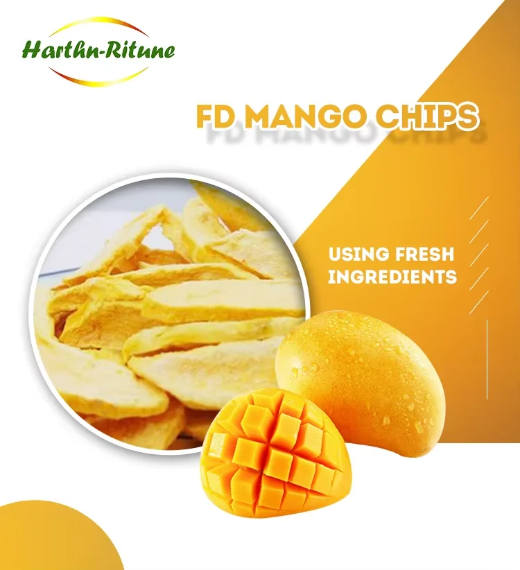 Hot Sale FD Mango Chips Freeze Dried Mango Fruit Delicious Healthy Snacks supplier