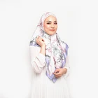 Design 115*115cm New Design Hijab Tudung Bawal Customized Cotton Voile Hot Muslim Hijab