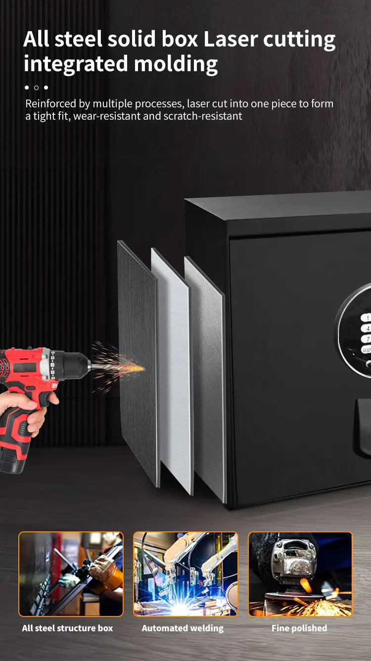 CEQSAFE Economic High Quality Hotel Safe Box with Hydraulic Function Top Opening Hotel Drawer Safe Box Chinese CEQ Safe GK-TOP-Y manufacture