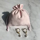 Jewelry Bag Suede Packaging Bag Custom Logo Size Suede Jewelry Bag Jewelry Packaging Pouch Jewelry Pouch
