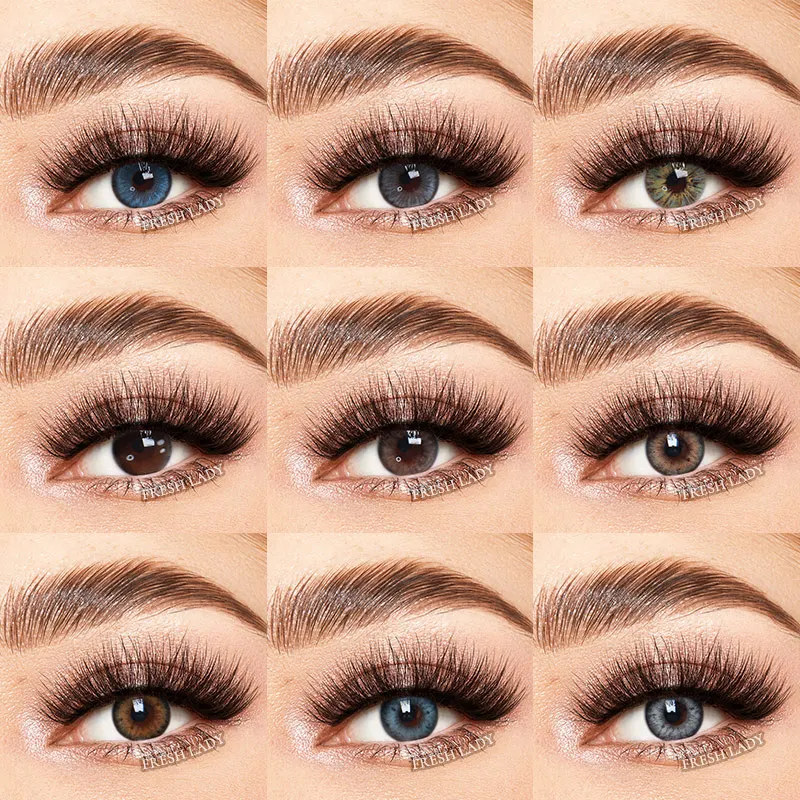 2022 Linagguo Dawn series lentes de contacto de colores colored eye circle contact lenses lentilles de contact de couleur