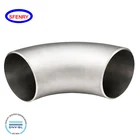 Stainless Steel Pipe Pipes And Pipe Fittings Sfenry ASME B16.9 Stainless Steel SS304 / 316 Butt Welding 90Degree Elbow Pipe Fittings
