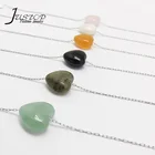 Labradorite Bracelets Bracelet Stainless Bracelet Stainless Steel Jewelry Natural Stone Heart Shape Labradorite Bracelets