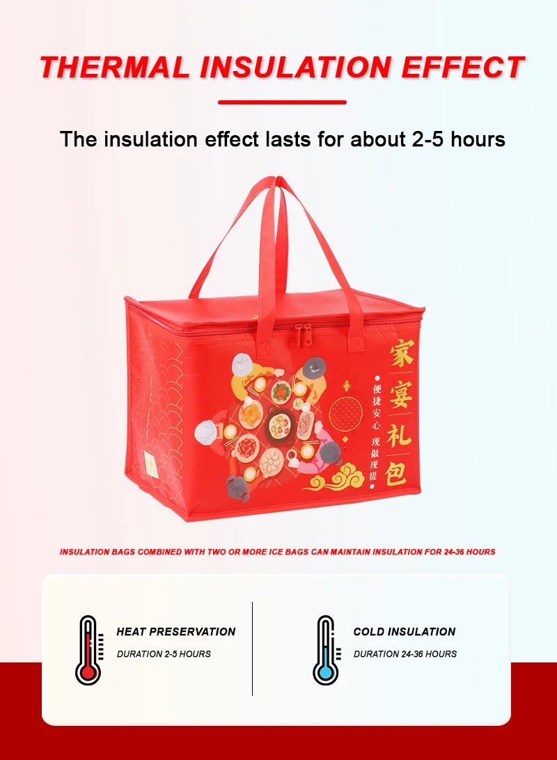 Custom delivery supermarket insulated cooler bag logo delivery bag Custom delivery supermarket insulated cooler bag logo delivery bag