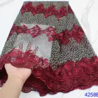 Colors Wedding Many Colors Embroidery Fabric Wedding Dress African Lace Fabric