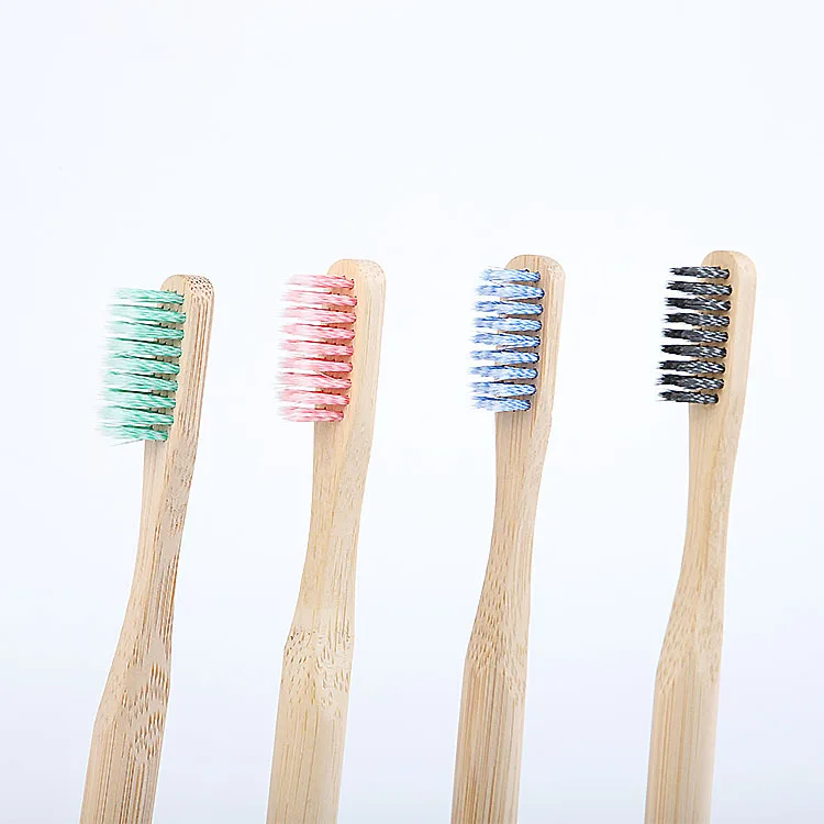 Top Quality Eco Friendly Bamboo Electric Toothbrush Head Bamboo Charcoal Soft Bamboo Replacement Head For Travel