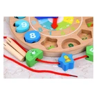 Cube Multi-functional Shape Wooden Preschool Educationalsorting Cube Sort Clock Toys