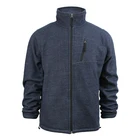 Jacket Sweatshirt Manufacturer Hot Style 2021 Adult Men's Bonded Long Sleeves Full Zip Knitted Jacket Sweatshirt
