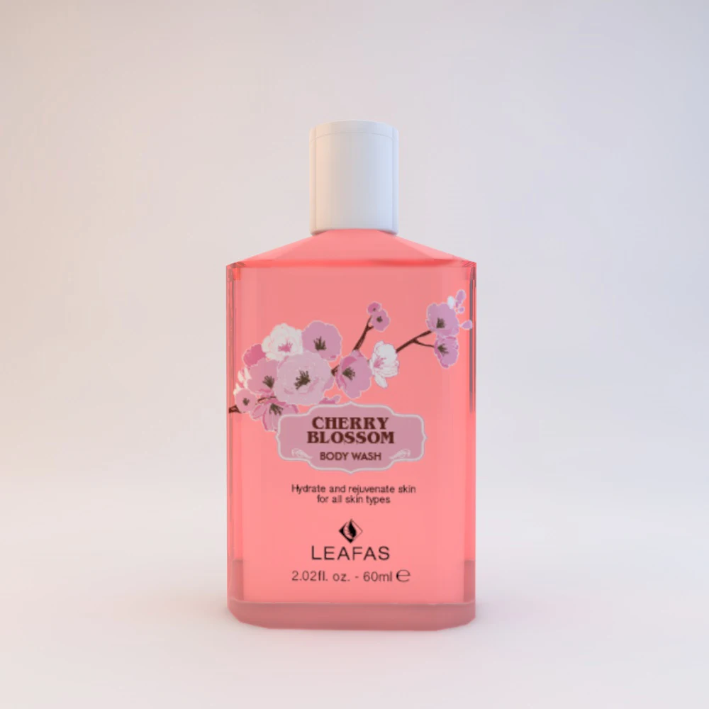 oem odm luxury hydrate cherry blossom body wash showering at