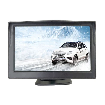 Car rear Monitor Parking Display 5 inch tft lcd Car Rearview Camera Monitor System back up cctv reversing monitor