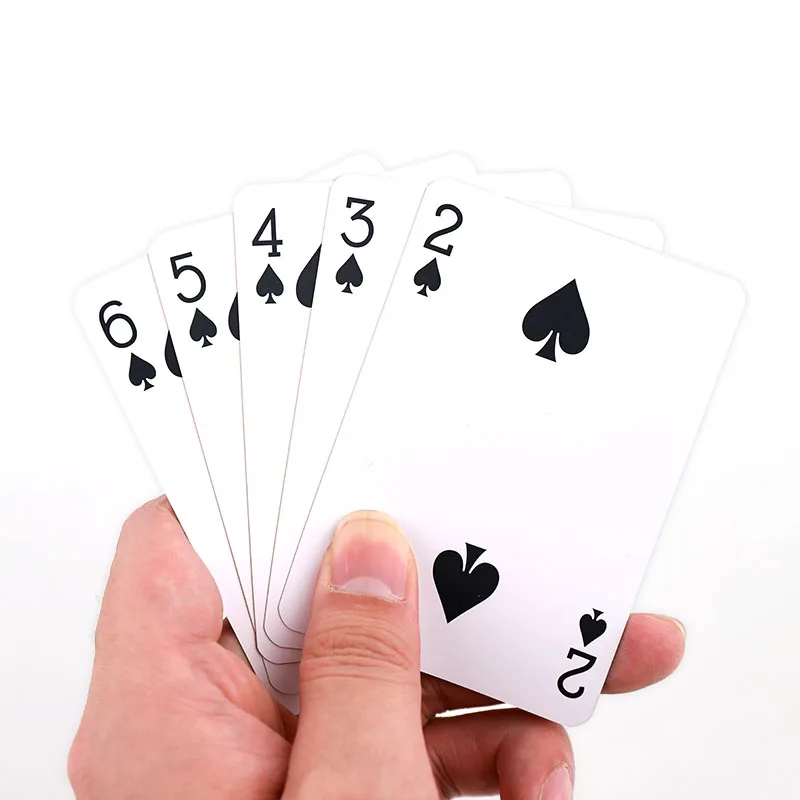 Custom LOGO Surface Finishing Material Packaging Printing High Quality Gold Edge Luxury Plastic Poker Playing Cards With Box 18 -
