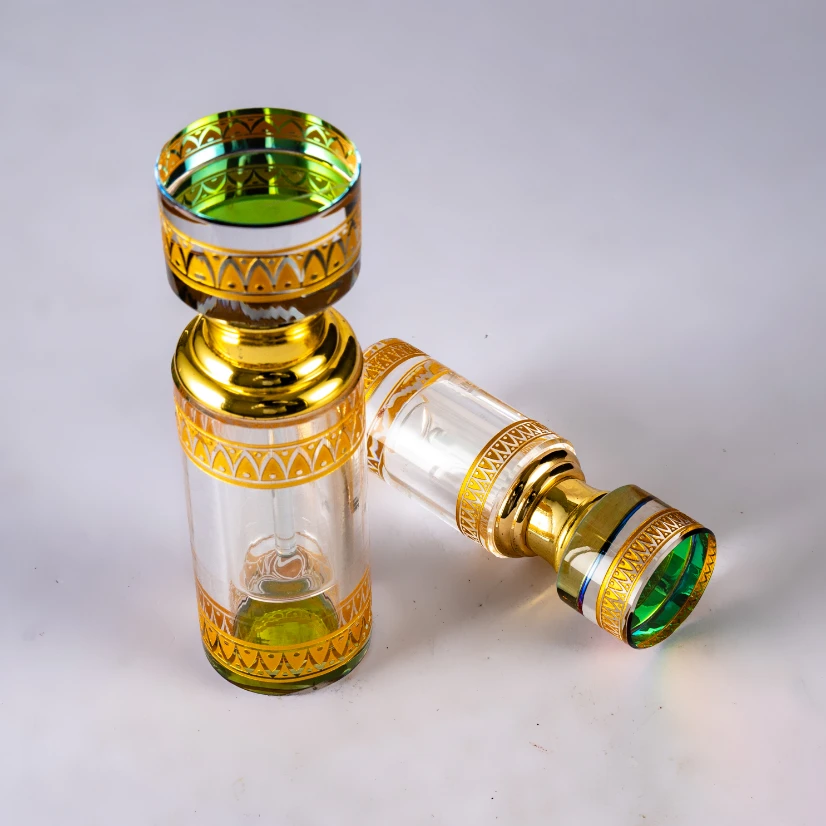 product wholesale 12ml round shape luxury crystal empty perfume bottle small bridge design glass craft for women-6