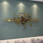 Wrought Iron Wall Decorations Hanging Light Luxury Sofa Background Wall Decoration Painting Living Room Wall