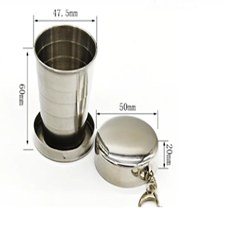 Stainless Steel Portable Folding Cup Portable Folding Water Telescopic