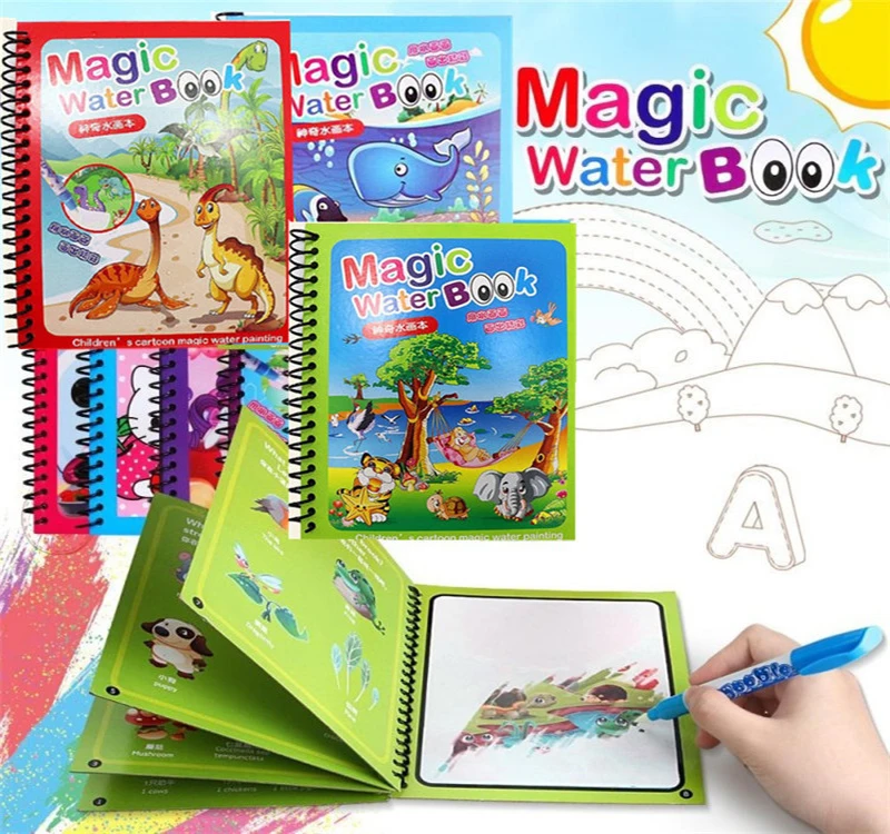 Hot Selling Funny Painting Educational Toys for Kids  Coloring Mat Reusable Drawing Water Doodle Mat