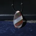 Necklaces Colorful Handmade Adjustable Fashion Women Epoxy Engraved Resin Geometric Pendant Wooden Necklaces