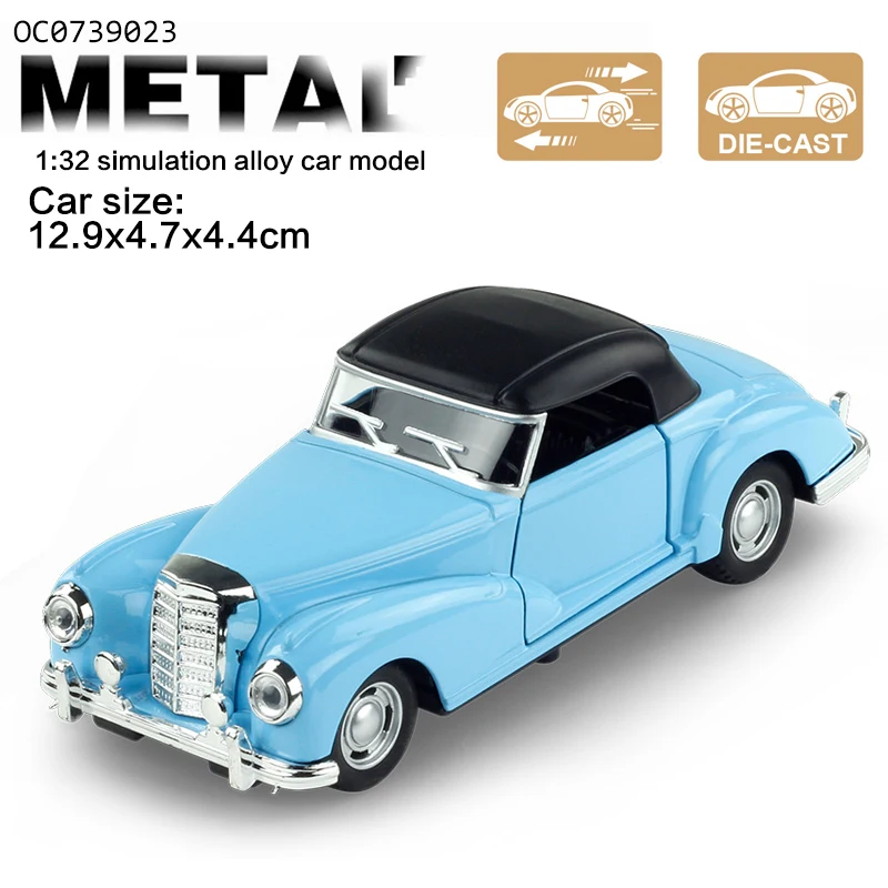 1:32 Pullback classic children's mini die cast metal car toy for boys kids