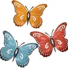 Decorative Metal Decoration Decorative Hanging Metal Butterfly Decoration Wall Art Trio