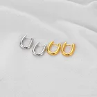 Studs High Quality New Years Trendy Cc Earrings Studs Small Cute Plain With 2 Colors