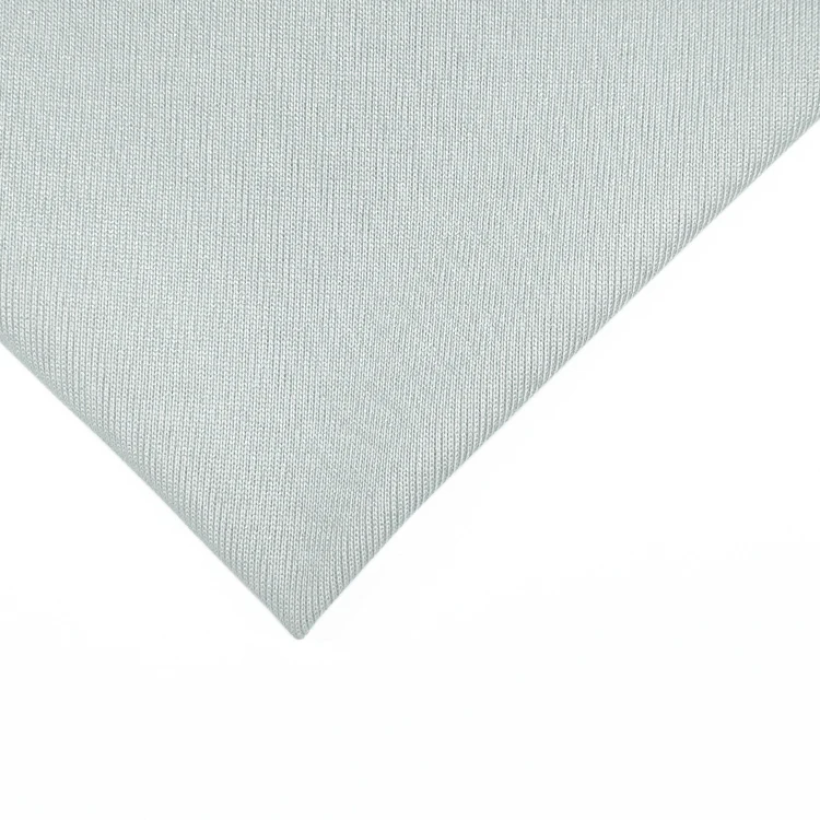 High Qulatiy Knitted Solid Fabric Polyester Cotton Spandex Material 60S Pima Jersey Fabric manufacture