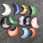 Moon Moon Natural Mini Moon Shaped Crystal Gemstone Healing Chakra Quartz Crystals Moon