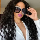 Sunglasses 2021 Luxury Vintage Oversized Square Frame Rhinestone Shade Sunglasses Unique Diamond Sun Glasses