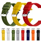 Silicone Watch Strap 22mm 18/19/20/21/22mm Quick Release Silicone Rubber Watch Strap