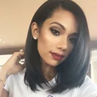Human Hair Extension High Quality 100% Virgin Natural Brazilian Frontal Bob Wigs Human Hair Extension