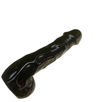 2024 NEW blnieece Crystal Dildo Massage Wands Hand-carved Obsidian Massage Natural Gemstone Crystal Dildo