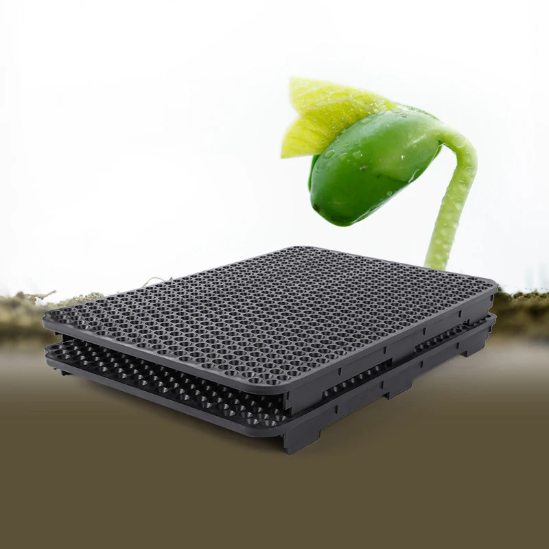 LT303 658 hole Plastic Bean Seeding Box Germination Trays Seed Sprouter Tray Nursery Seeding Flat Trays