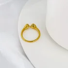 Hand Rings Gold Plated 18K Gold Open Hand Finger Hugging Couple Rings Women Men Jewelry