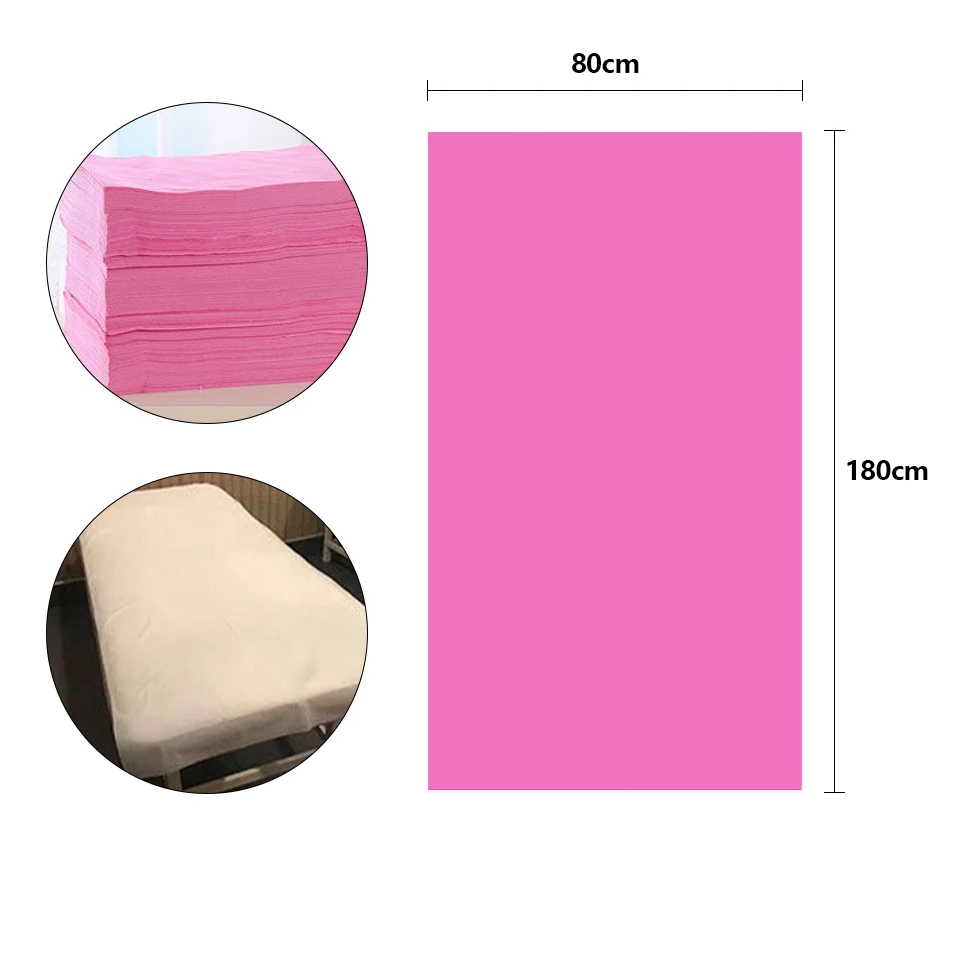 100pcs/lot Disposable Bed Sheet Thin Cozy Breathable Bed Cover for Beauty Salon SPA Tattoo Massage Table 80x180/80x190cm.jpg