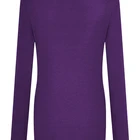 Tops New Bottomed Shirts Solid Color Slim Cotton Tops V-Neck Long Sleeve T-shirts Pullovers