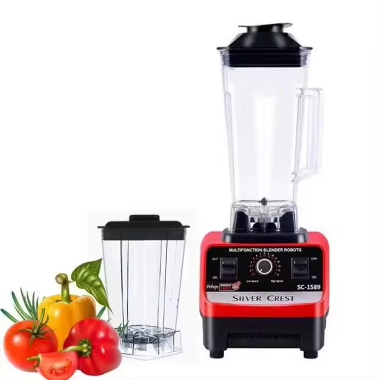 hot sell 4500W 2 in 1 commercial heavy duty power fresh fruit juicer electrical 2L blender