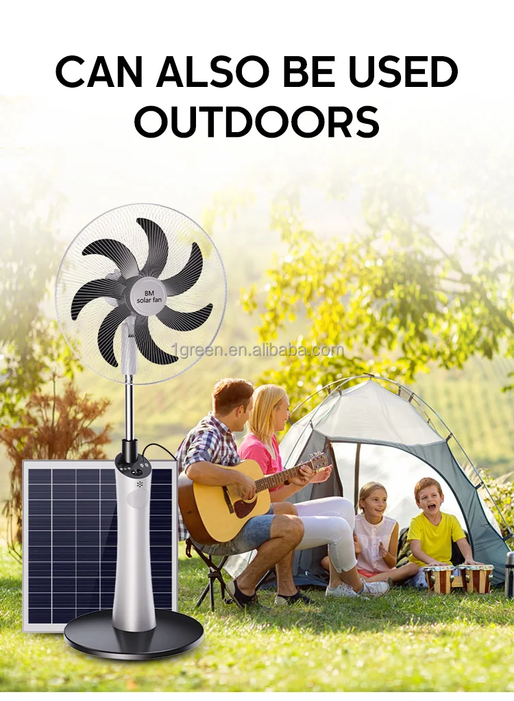 Pedestal Fan, Solar, ABS - detail 14