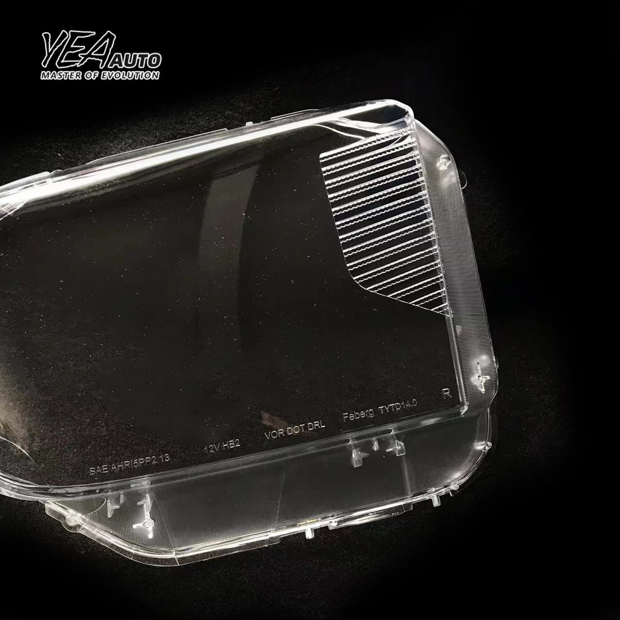 product yea auto car headlight cover headlight glass lens glass for toyota tundra lens cover 2014 2017 pc lampshade clear shell-5