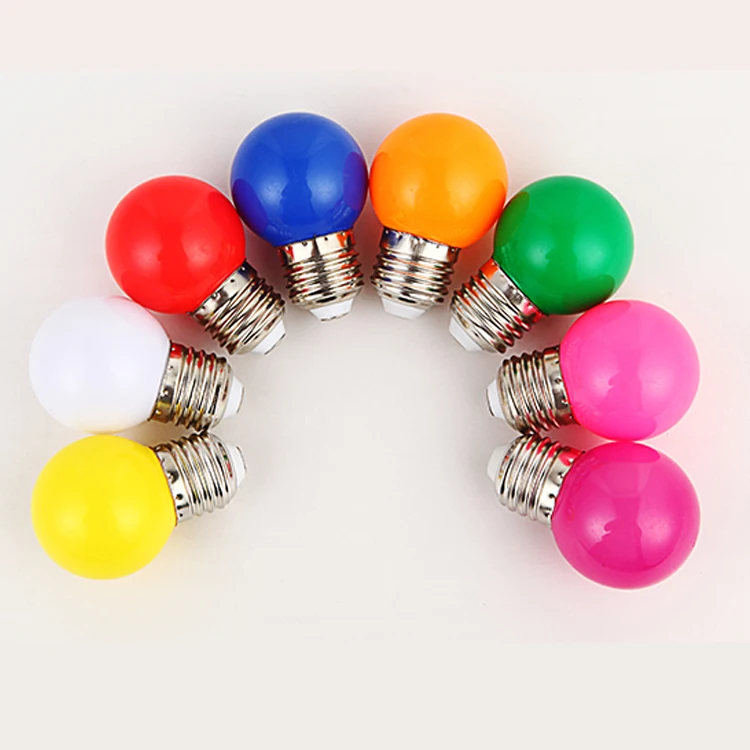 Hot sale LED Party Light Wedding light 1W E27 B22 Mini Color G45   IP65 Waterproof Holiday Decoration Small LED Bulb