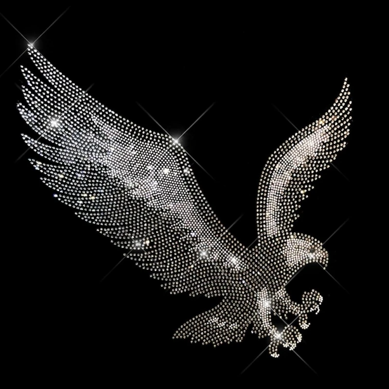 Hot sales mix color heart pattern iron on transfer valentines bling heart rhinestone template designs