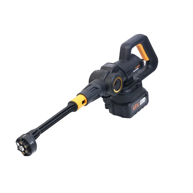 Brushless Portable Mini Electric 12V High-Power Washing Gun Battery Powered Car Washer for Cleaning Cars Gardens Glass Floors