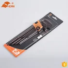 Key China High Quality Ball Point End CRV Material 9pcs Set L Hex Allen Key