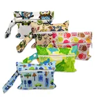 Bags Diaper 14*18cm Printing Polyester PUL Wet Bags Diaper Bags Waterproof Mummy Zipper Bags