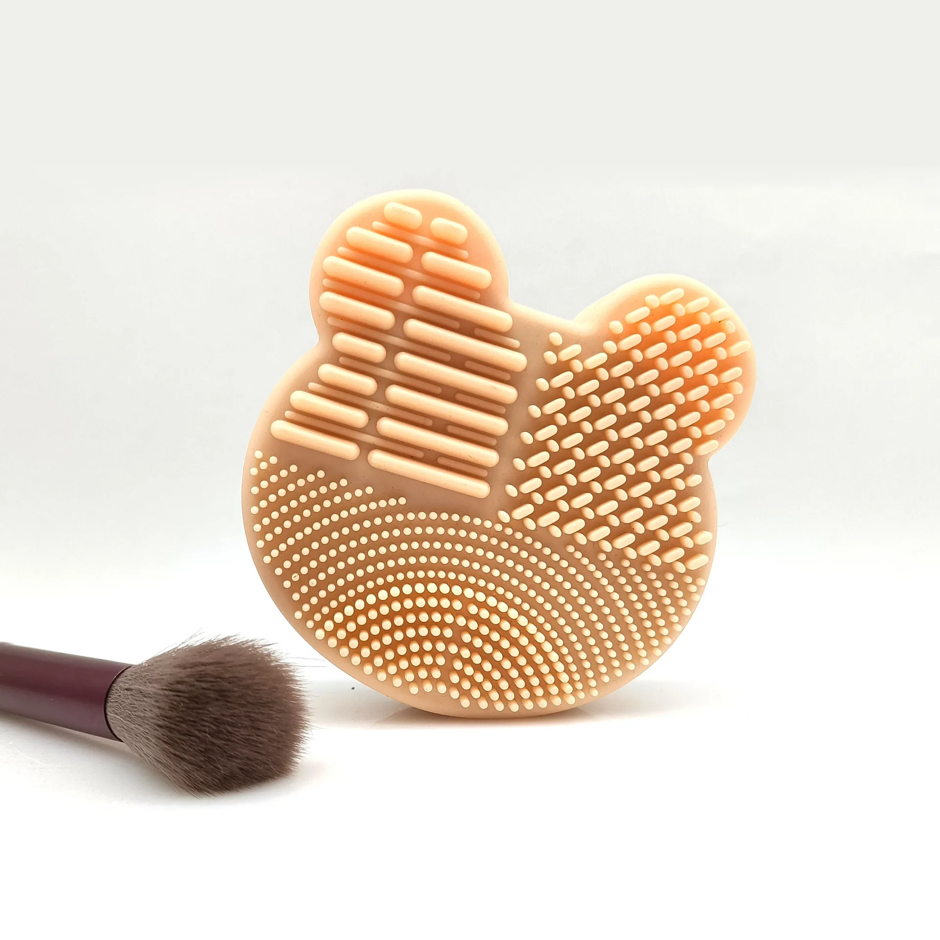 Makeup brush cleaning box Sponge and Brush Cleaner Mat 2 IN 1