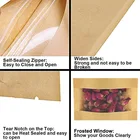 Dry Fruit Pouch Packaging Bags Kraft Paper Dry Fruit Stand Up Pouch Packaging Bags