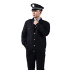 Uniform Factory Wholesale Good Price Black Man Security Guards Uniform Set