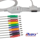 Banana Mindray Edan 10 Leads Banana AHA EKG Cable For Ekg Machine